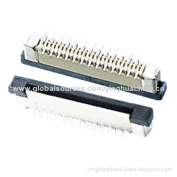 FPC/FFC Connectors, 0.5mm Pitch, Vertical Contact Normal Layout SMT with Short Pins 0.4A/50V